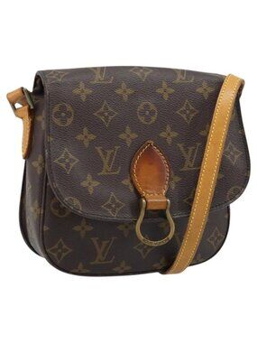 Authentic LOUIS VUITTON Monogram Saint Cloud MM Shoulder Bag M51243 LV